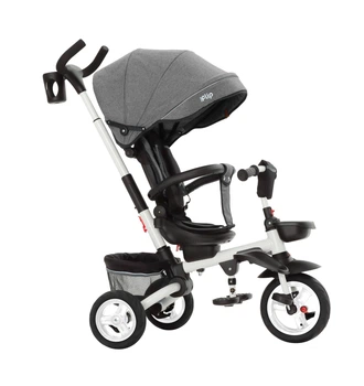 Дитячий триколісний велосипед TILLY FLIP T-390/1 складний (Сірий)