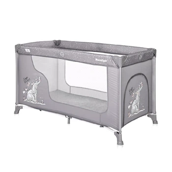 Манеж Lorelli Moonlight 1 Layer Grey Fun (Серый)