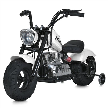 Детский электромотоцикл 2 колёсный 350W HELD Bambi M 6016AL(36V) (Белый)