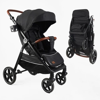 Прогулянкова коляска Joy Sevillia S-62892 Чорний