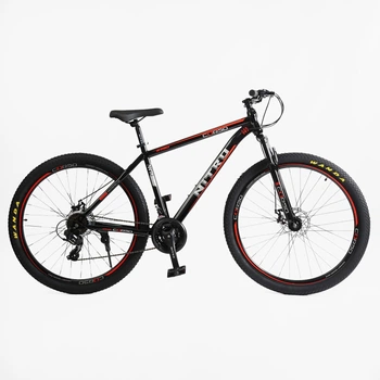 Велосипед горный Corso «Nitro» 29 дюймов, оборудование Saiguan, рама 19" Черно-красный