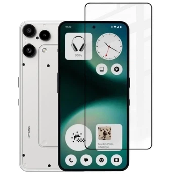 Защитное стекло Fiji Premium для Nothing Phone (3a) Lite (A001T) полная проклейка Anti-Static черный