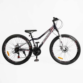 Велосипед Спортивный 26 дюймов Corso INTENSE NT-126 оборудование Saiguan стальная рама 13 дюймов 21 скорость. Multicolor (176555)