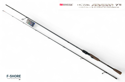 Спиннинг карбоновый для хищной рыбы Siweida Amazon 1–9g 2.28 m (2750763)