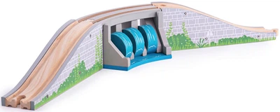Drewniany zestaw Bigjigs Rail Most kolejowy z wodospadem (0691621802793)