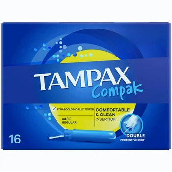 Тампоны Tampax Compak Regular Duo с аппликатором 16 шт