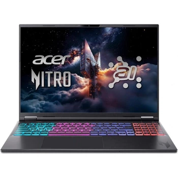 Ноутбук Acer Nitro 16S AI AN16S-61 (NH.QXJEX.006), 16" / WUXGA / IPS / 180гц / AMD Ryzen AI 7 350 / RAM 16гб / SSD 1тб / Nvidia GeForce RTX 5060 8GB / Без ОС / Чорний