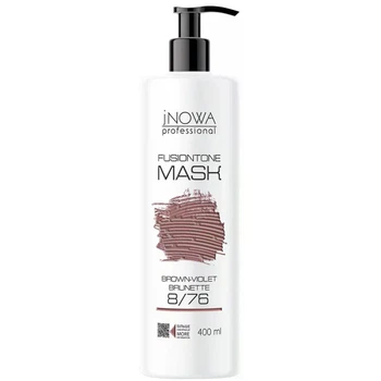 Тонуюча маска для волосся Jnowa Professional FusionTone Mask 8.76 Brown-Violet Brunette (Русявий коричнево-фіолетовий) 400 мл