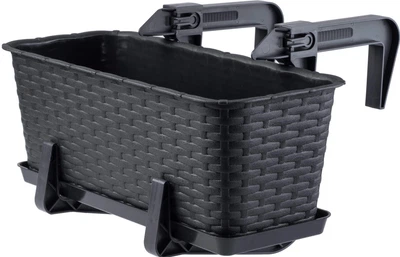 Квітковий горщик Kadax Frette 40 см Антрацит (K2867)