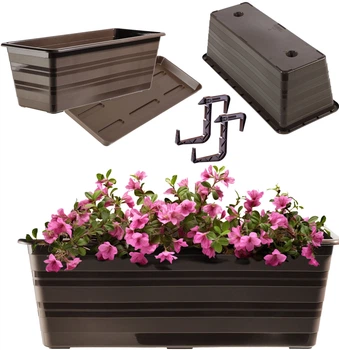 Квітковий горщик Kadax Cati 40 см Коричневий (K9044)