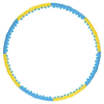 Масажний обруч HHP022 HULA HOP 1,45KG 110CM HMS - жовто-блакитний