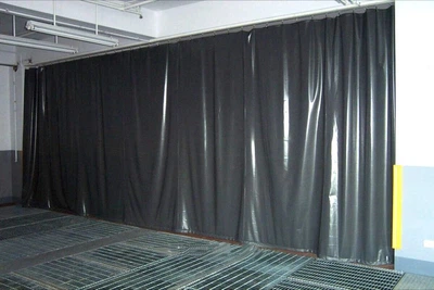 Тент ПВХ DniproTent 650г.м2 3х5м для СТО автомойки Черный