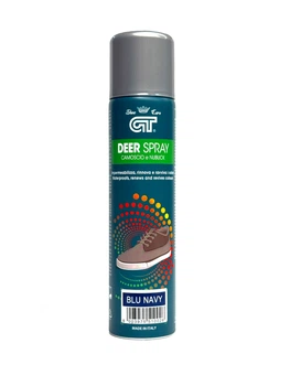 Защитный и подкрашивающий спрей для замши и нубука темно-синий GT Milano Italy Deer Spray 250 мл от воды и грязи (арт. 280.855.000)