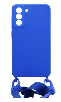 Чохол Molan Silicone Strap для Samsung S21 FE SM-G990F Blue
