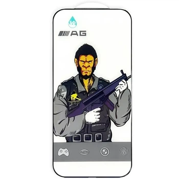 Защитное стекло 5D Anti-static Matte для Apple iPhone 17 Pro Max (6.9") Black