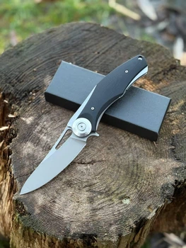 Складной нож Mangust D2 черный 21.5 см