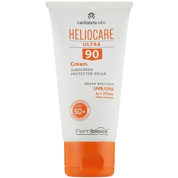 Сонцезахисний ультра-крем для сухої нормальної шкіри - Cantabria Labs Heliocare Ultra Cream SPF 90 50мл