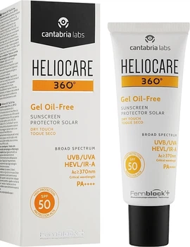 Сонцезахисний гель на водній основі Heliocare 360º HELIOCARE 360º GEL OIL-FREE SPF50 Cantabria Labs 50 мл