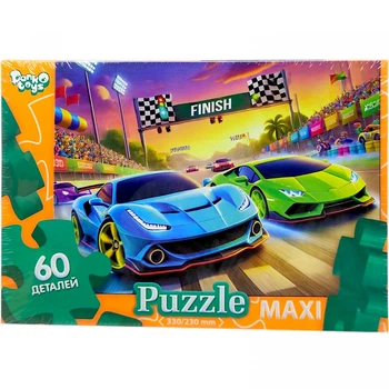 MAXI PUZZLE 60 ПЕРЕГОНИ Danko toys Mx60-11-01,02,03,04...16