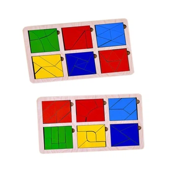 Деревянная игрушка Квадраты Никитина 3 уровень Ubee (ПСД207) (223620)