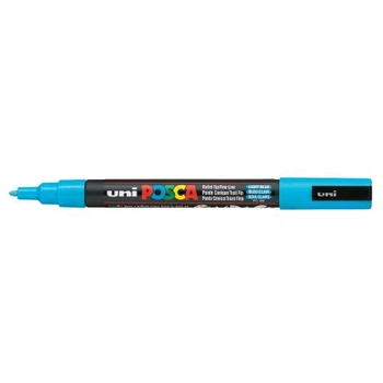 Маркер uni POSCA 0.9-1.3мм,блакитний