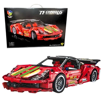 Детский конструктор Technique Ferrari красный, 471 деталь (48001)