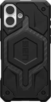 Чохол UAG Monarch Pro with MagSafe для Apple iPhone 16 (114458114242) Carbon Fiber