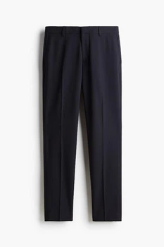 Брюки H&M 1195338 темно-синій W34