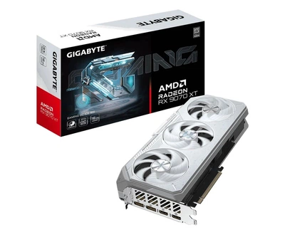 Видеокарта Gigabyte Radeon RX 9070 XT Gaming OC ICE 16G GDDR6 (GV-R907XGAMINGOCICE-16GD) EU