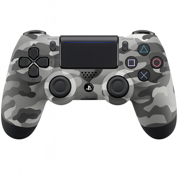 Бездротовий джойстик - геймпад для PS4 c повним функціоналом Сірий камуфляж