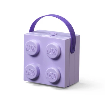 Бокс для зберігання з ручкою Цеглинка LEGO® бузковий (40240004)