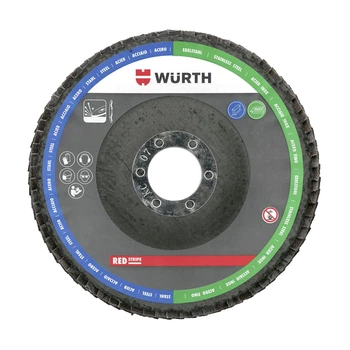 Круг пелюстковий Wurth 1579400526 Red Stripe G60 125*22,2 мм