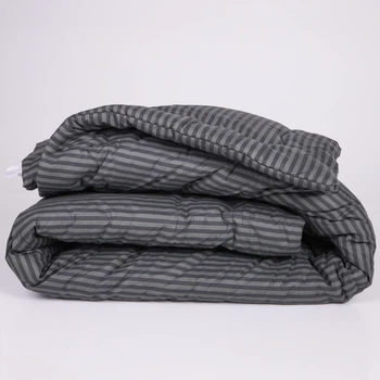Ковдра бавовняна MirSon №156 Сolor Fun Line 17-0611 Stripe Black 200x220 см Зима (2200010856149)