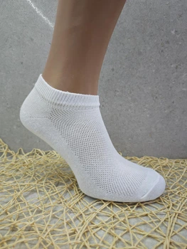 Носки женские короткие летние 013S White, 36-40р. Белые