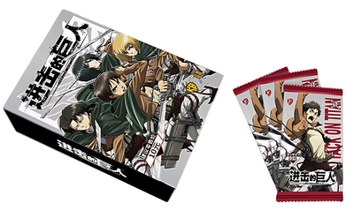 Коробка Коллекционных бустер-упаковок Атака Титанов Attack on Titan CB AOT 02