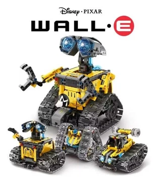 Конструктор 4 в 1 на радіокеруванні ВОЛЛІ ВАЛЛ-І WALL-E 8053 Робот-конструктор 672 деталі