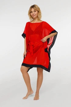 Пончо Sambario 54/56(4XL/5XL) Красный (129450)