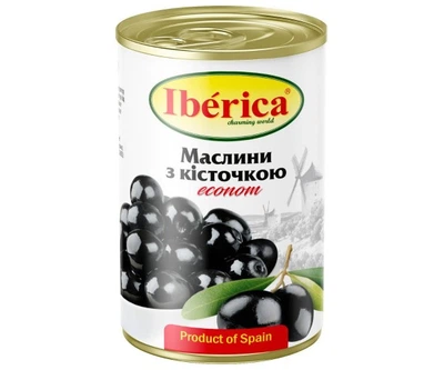Маслины с косточкой Econom ж / б TM Iberica 280 g