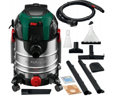 Промисловий миючий пилосос Parkside PWS 20 F5 1600 Вт вологе/сухе прибирання