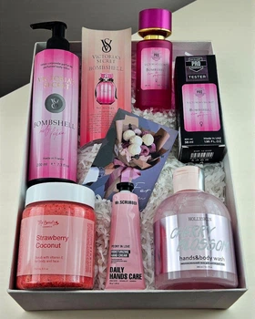 Подарочный набор косметики No Brand в стиле Victoria's Secret Bombshell 6 в 1 ver.22