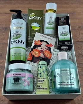Подарочный набор косметики No Brand в стиле DKNY Be Delicious 6 в 1 ver.02