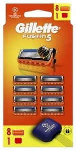 Набір змінних картриджів для гоління Gillette Fusion 5 з футляром 8 шт (7702018851324)