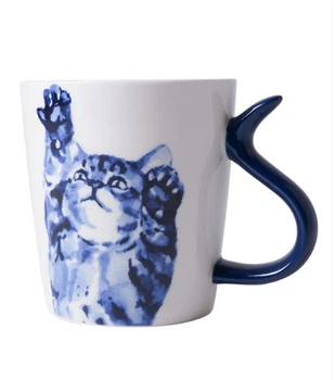 Чашка HEINEN DELFTS BLAUW Кошеня біла 300 мл