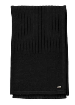 Шарф мужской Tom Tailor полиакрил чёрный, размер 180×30 см (MG-TT-00182-1-02)