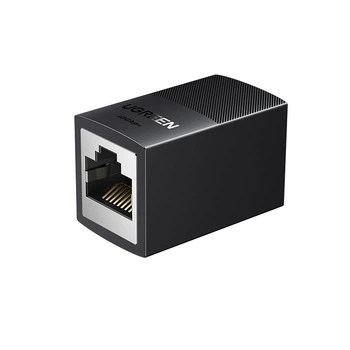 З'єднувач витої пари UGREEN NW326 RJ-45 10Gbps Shielded Network Connector Black (55359)