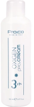 Окислитель кремообразный Pro.co Pro.Color Oxigen 3 volume 1% 150 мл (8051566444717)