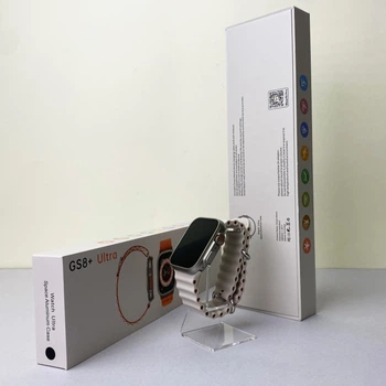 Умные часы Smart Watch GS8 Ultra белые для контроля здоровья фитнес часы с Bluetooth подключением (581551)