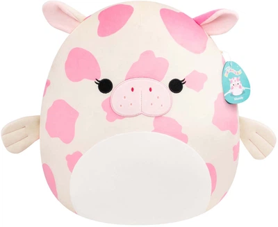 Maskotka Squishmallows Krowa Morska Mondy Różowoplamista Biała 40 cm 4530444 (191726912965)