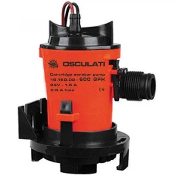 Погружная помпа/аэратор Europump Osculati черный 38 л/мин 12 В 3 А АБС-пластик нержавеющая стальст