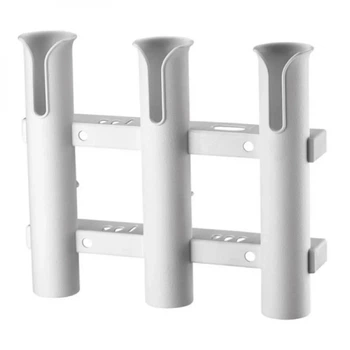 Держатель для удочек Easterner C12731-S белый полипропилен 3 шт глубина стакана 290 мм внутренний диаметр 44